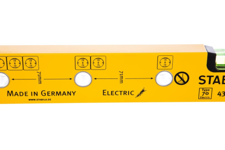 Купить Уровень для электрика STABILA тип 70 Electric  43 см 16135 фото №6