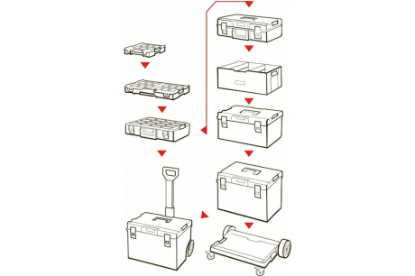 Купить Платформа на колесах QBRICK SYSTEM ONE TRANSPORT PLATFORM 745x510x180мм 10501237 фото №12