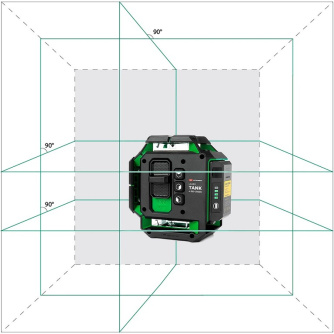 Купить Лазерный уровень ADA LaserTANK 4-360 GREEN Basic Edition   А00631 фото №9