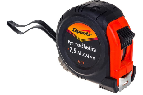 Купить Рулетка Elastica  7 5м х 24 мм  обрезиненный корпус SPARTA 31313 фото №4